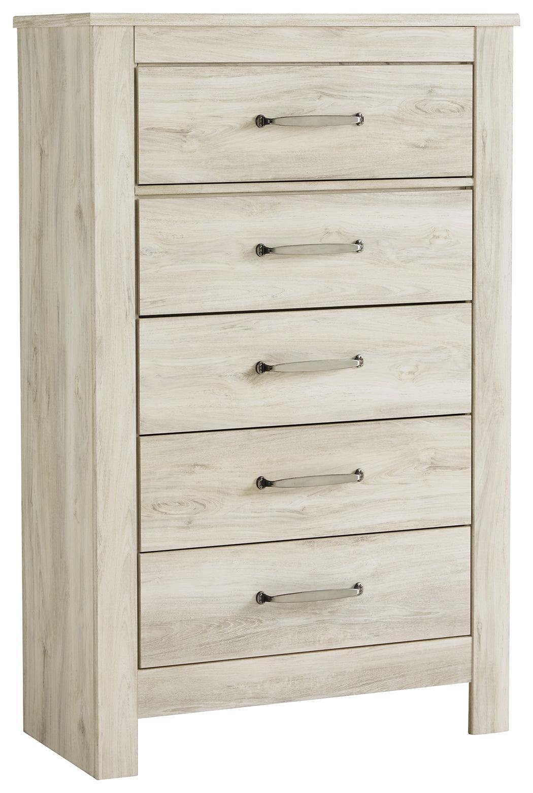 Bellaby Whitewash Chest Of Drawers - Ella Furniture