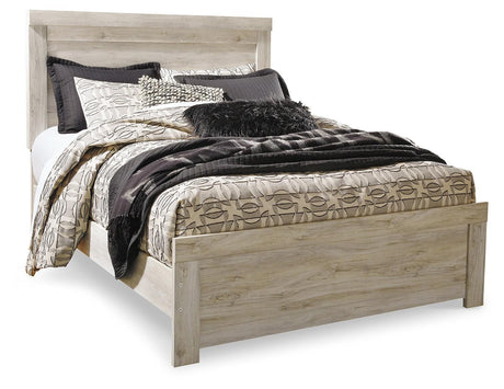 Bellaby Whitewash Queen Panel Bed - Ella Furniture