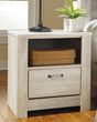 Bellaby Whitewash Nightstand - Ella Furniture
