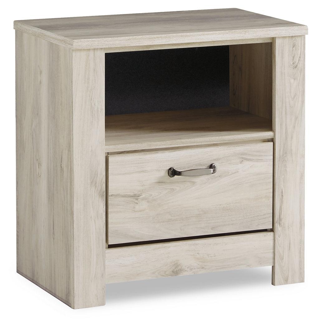 Bellaby Whitewash Nightstand - Ella Furniture