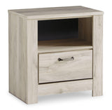 Bellaby Whitewash Nightstand - Ella Furniture