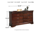 Alisdair Dark Brown Dresser - Ella Furniture