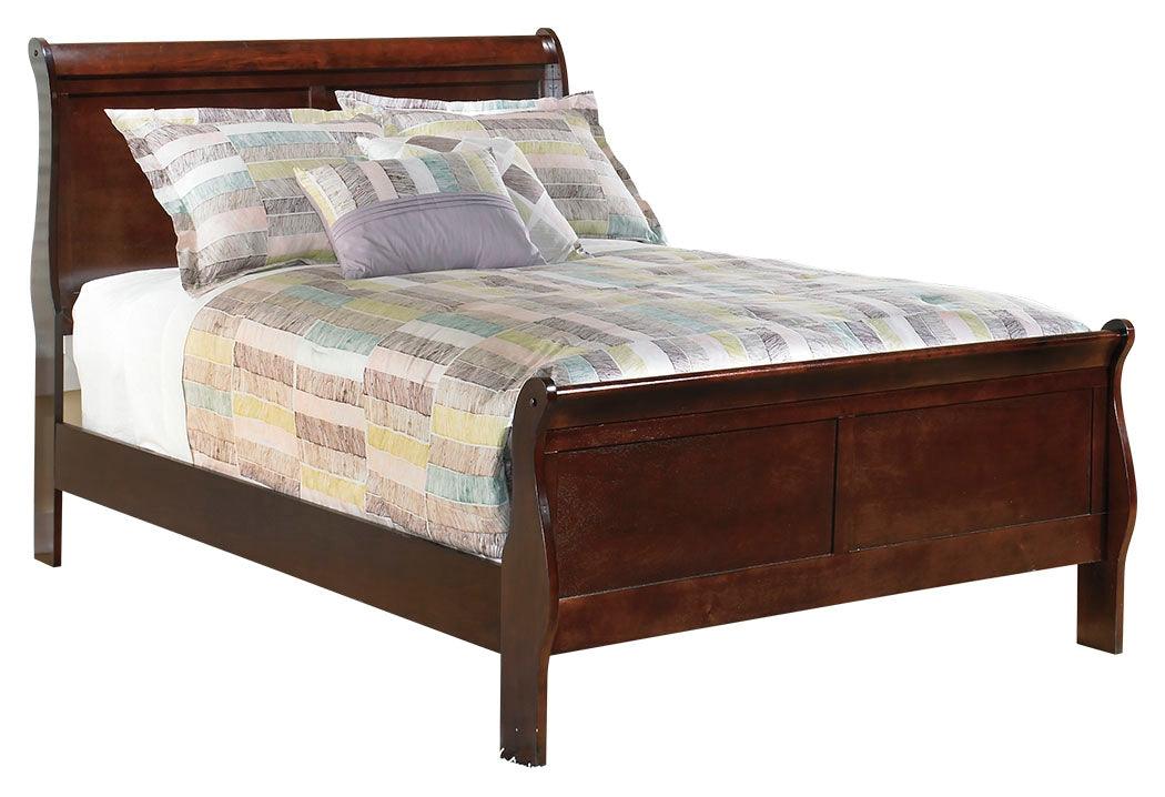 Alisdair Dark Brown Full Sleigh Bed - Ella Furniture