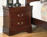 Alisdair Dark Brown Nightstand - Ella Furniture