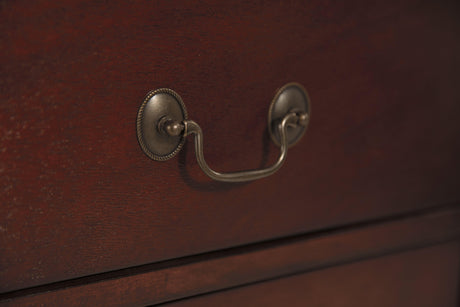Alisdair Dark Brown Nightstand - Ella Furniture