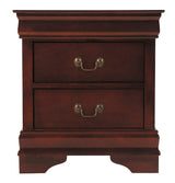 Alisdair Dark Brown Nightstand - Ella Furniture