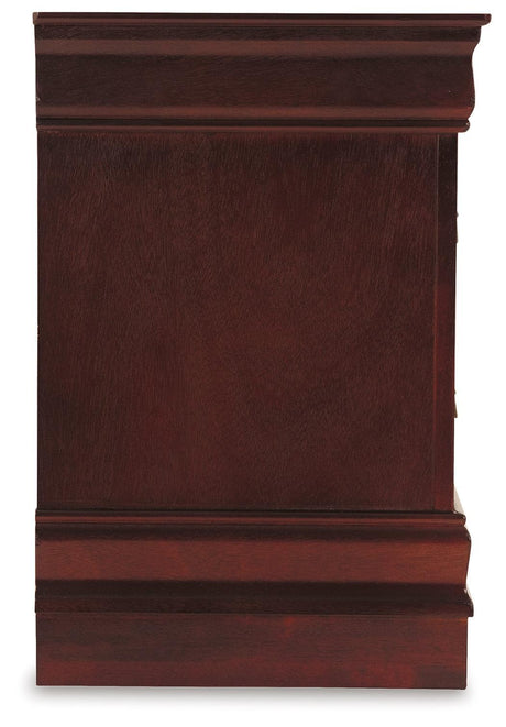 Alisdair Dark Brown Nightstand - Ella Furniture