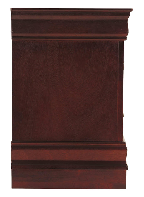 Alisdair Dark Brown Nightstand - Ella Furniture