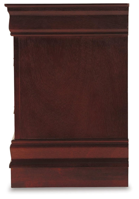 Alisdair Dark Brown Nightstand - Ella Furniture
