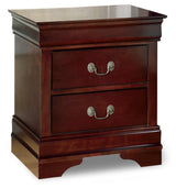 Alisdair Dark Brown Nightstand - Ella Furniture