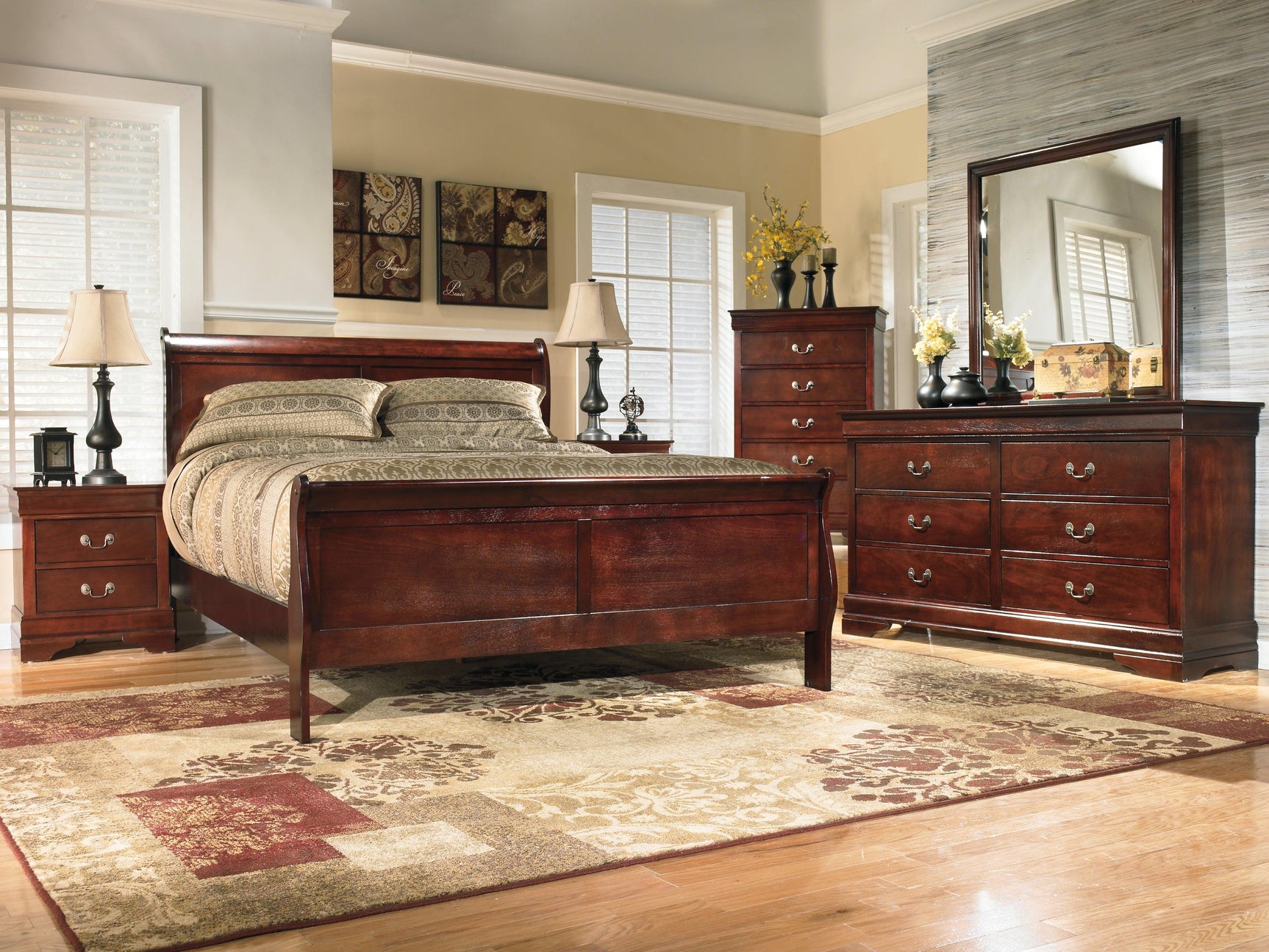 Alisdair Dark Brown Dresser - Ella Furniture