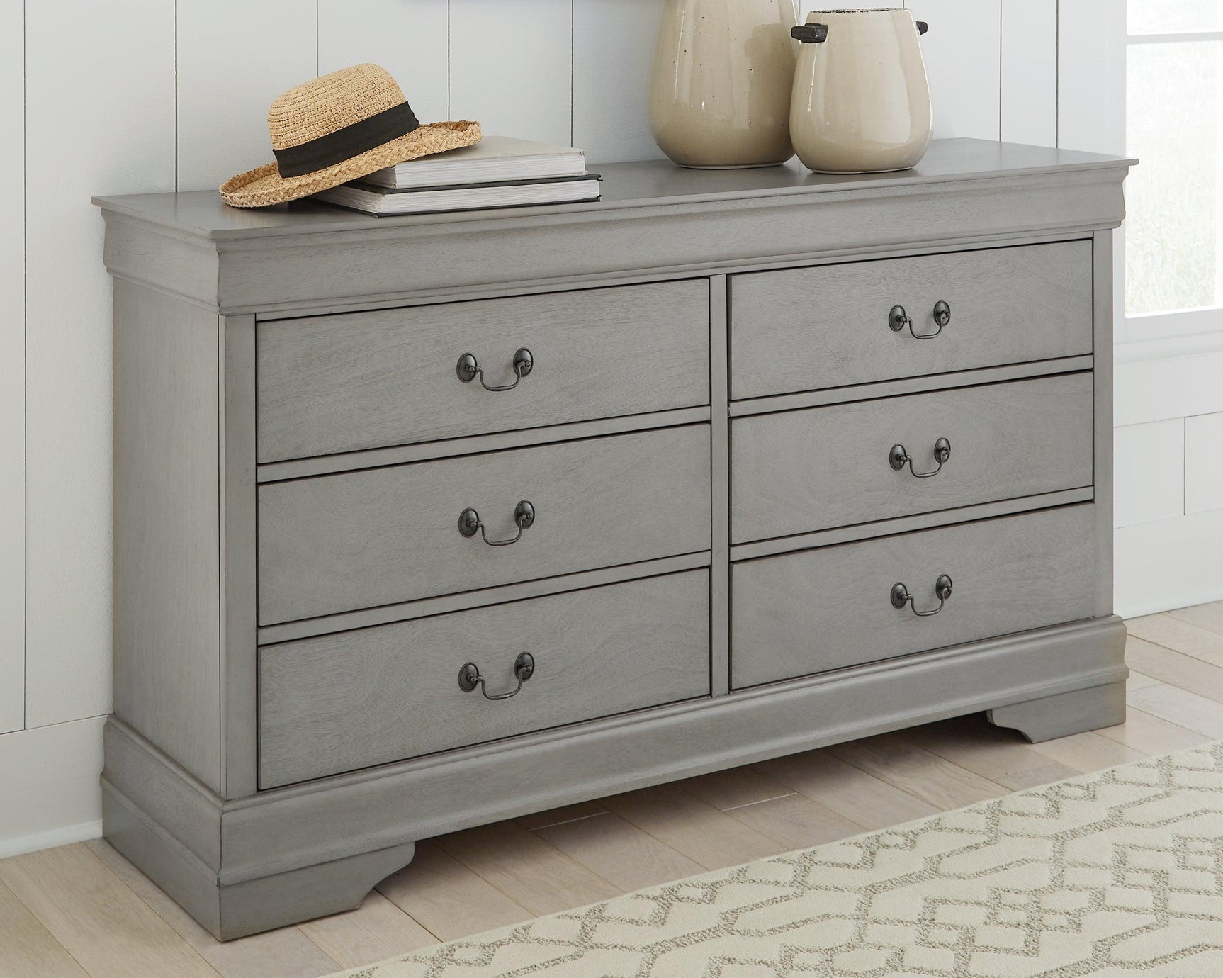 Kordasky Gray Dresser - Ella Furniture