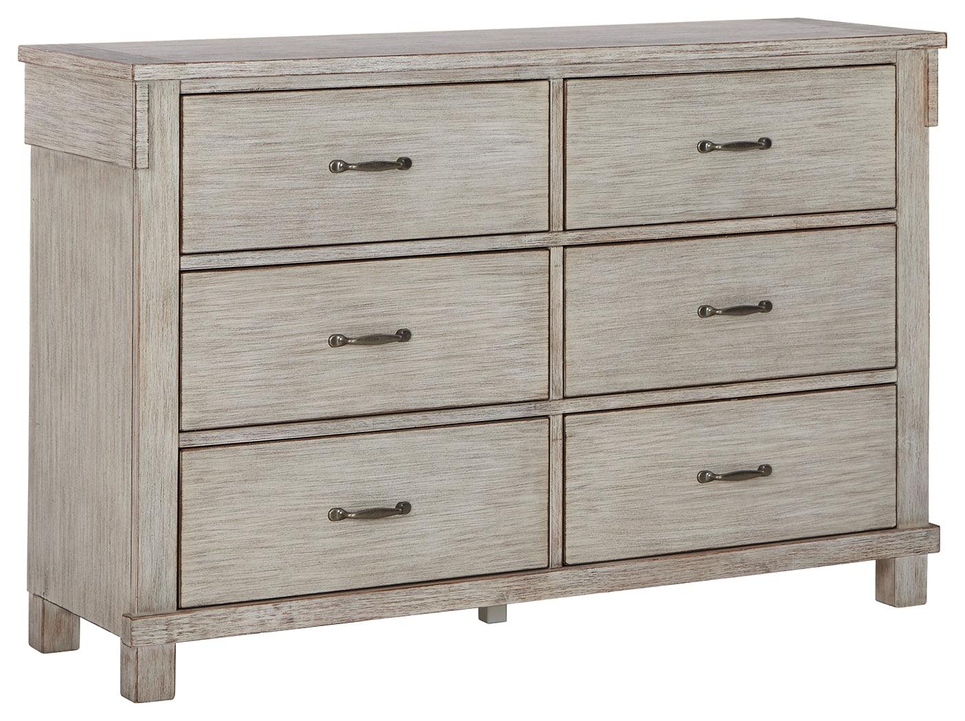 Hollentown Whitewash Dresser - Ella Furniture