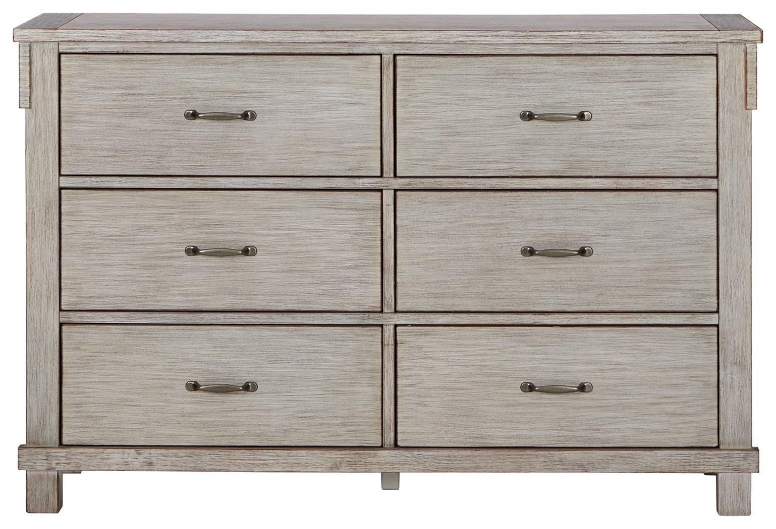 Hollentown Whitewash Dresser - Ella Furniture