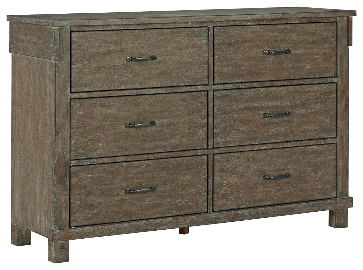 Shamryn Grayish Brown Dresser - Ella Furniture