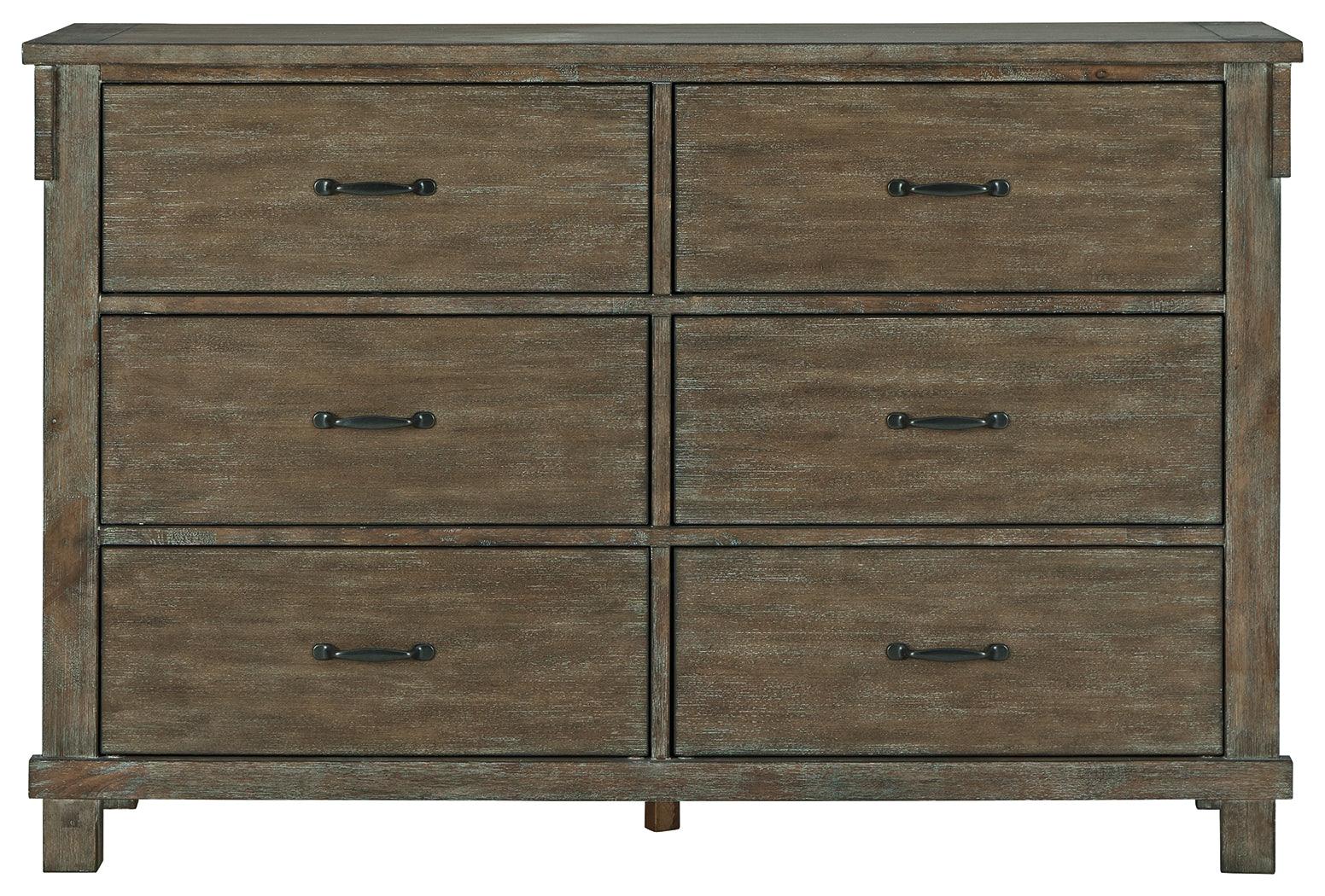 Shamryn Grayish Brown Dresser - Ella Furniture