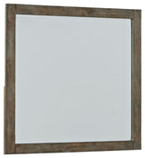 Shamryn Grayish Brown Dresser And Mirror - Ella Furniture