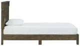 Shamryn Grayish Brown Twin Panel Bed - Ella Furniture