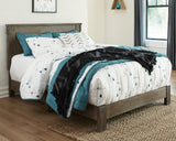 Shamryn Grayish Brown Full Panel Bed - Ella Furniture