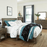 Shamryn Grayish Brown Full Panel Bed - Ella Furniture