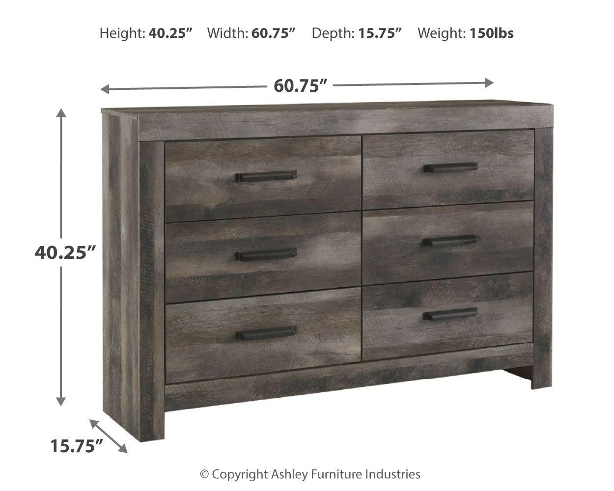 Wynnlow Gray Dresser - Ella Furniture