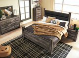 Wynnlow Gray King Panel Bed - Ella Furniture