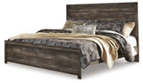 Wynnlow Gray King Panel Bed - Ella Furniture