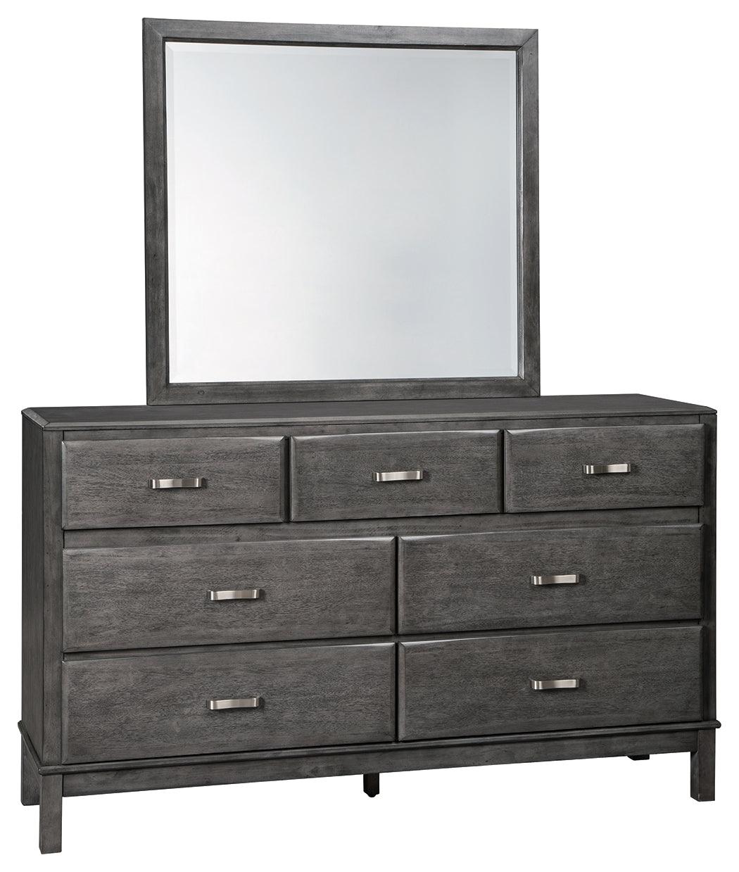 Caitbrook Gray Dresser And Mirror - Ella Furniture