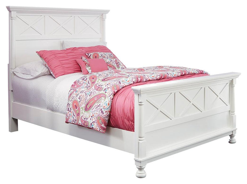 Kaslyn White Full Panel Bed - Ella Furniture