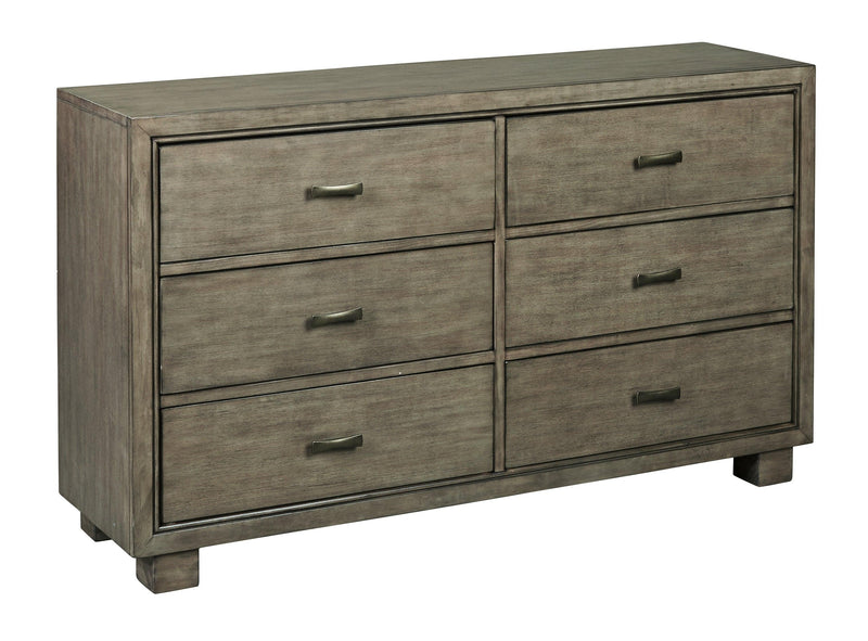 Arnett Gray Dresser - Ella Furniture