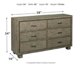 Arnett Gray Dresser - Ella Furniture