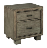 Arnett Gray Nightstand - Ella Furniture