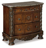 North Shore Dark Brown Nightstand - Ella Furniture