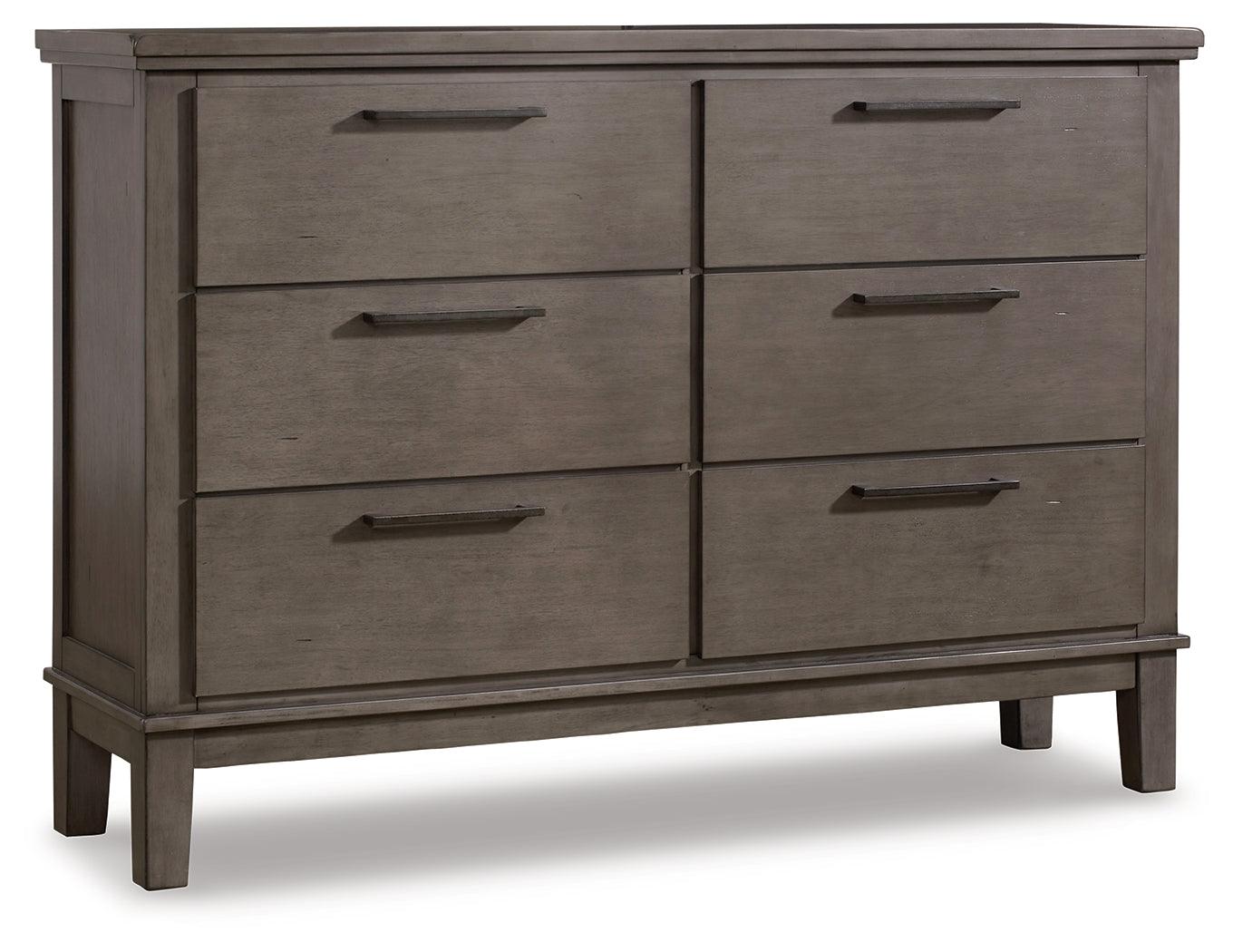 Hallanden Gray Dresser - Ella Furniture