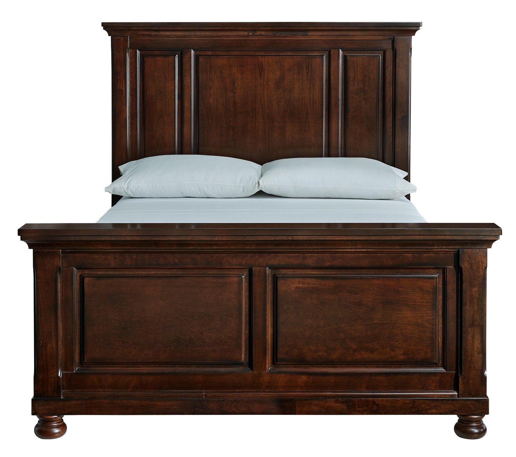 Porter Rustic Brown Queen Panel Bed - Ella Furniture