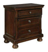 Porter Rustic Brown Nightstand - Ella Furniture