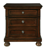 Porter Rustic Brown Nightstand - Ella Furniture