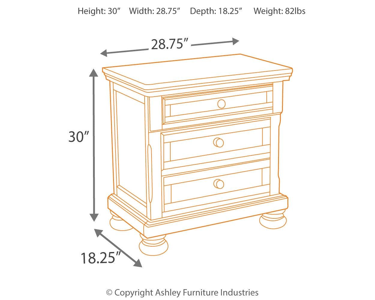 Porter Rustic Brown Nightstand - Ella Furniture