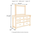 Lakeleigh Brown Dresser And Mirror - Ella Furniture