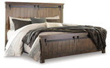 Lakeleigh Brown Queen Panel Bed - Ella Furniture