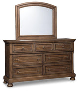 Lakeleigh Brown Dresser And Mirror - Ella Furniture