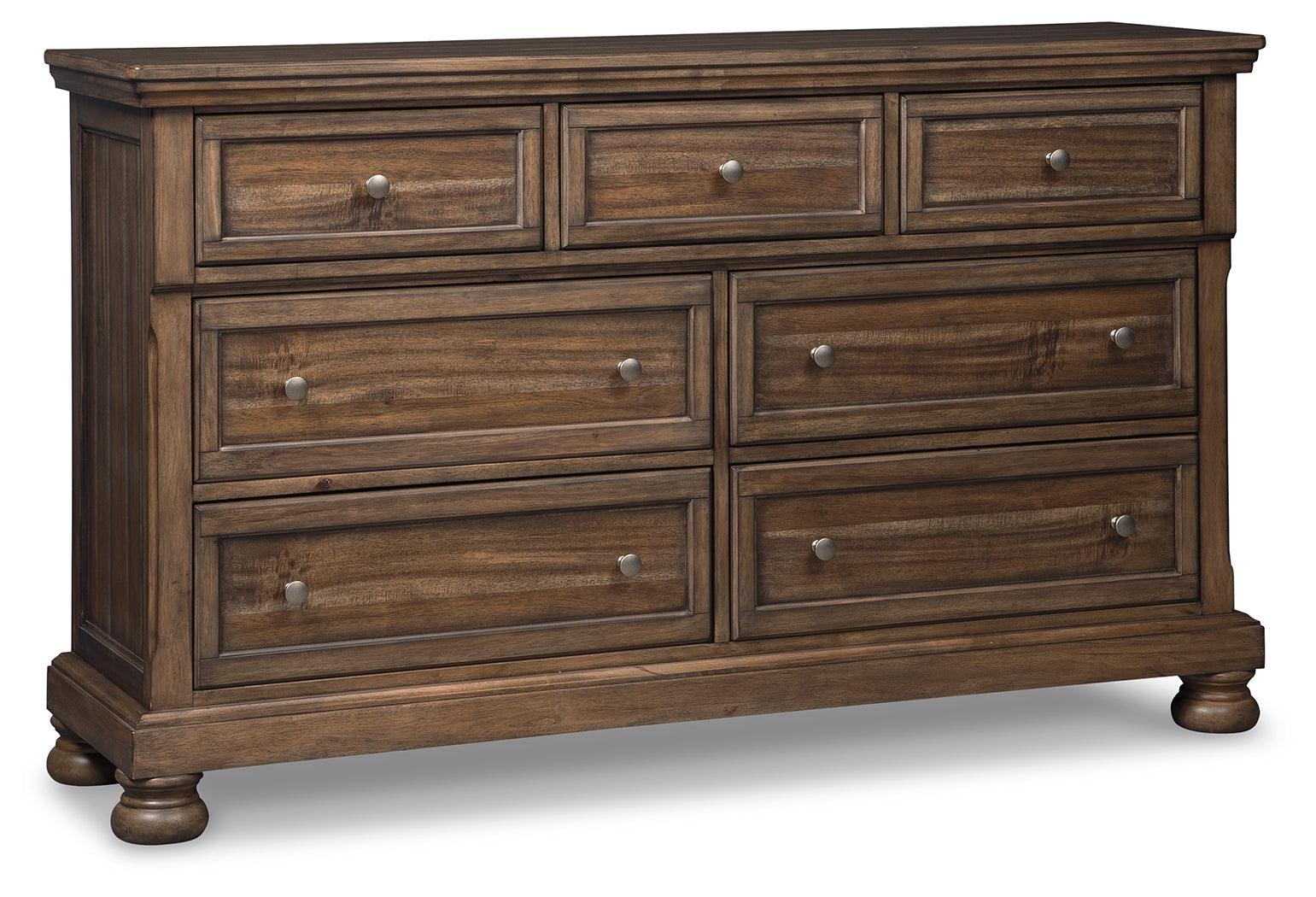 Flynnter Medium Brown Dresser - Ella Furniture