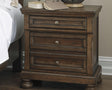 Flynnter Medium Brown Nightstand - Ella Furniture