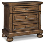 Flynnter Medium Brown Nightstand - Ella Furniture