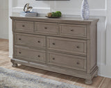 Lettner Light Gray Dresser - Ella Furniture