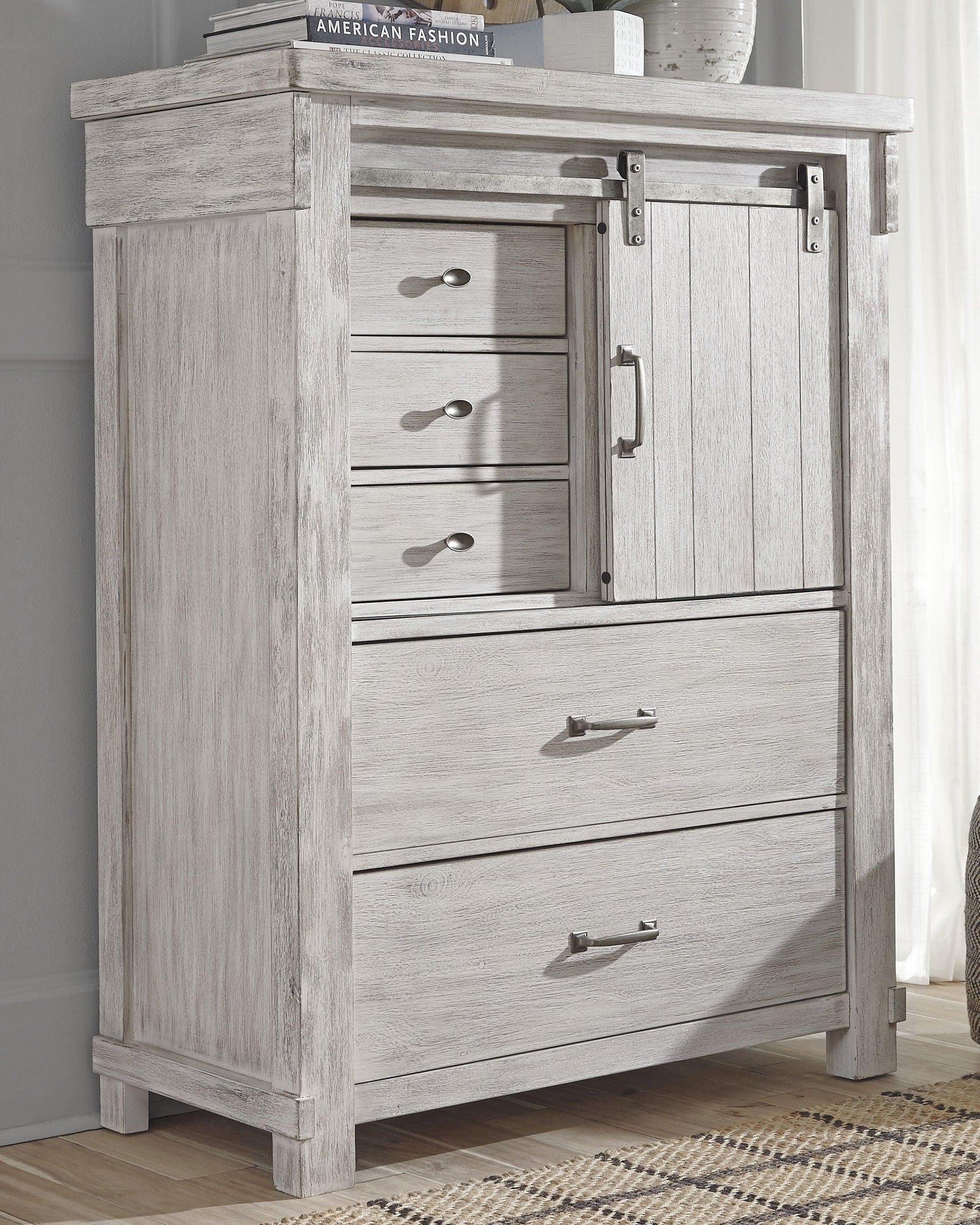 Brashland White Chest Of Drawers - Ella Furniture