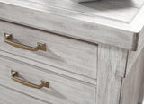 Brashland White Dresser And Mirror - Ella Furniture