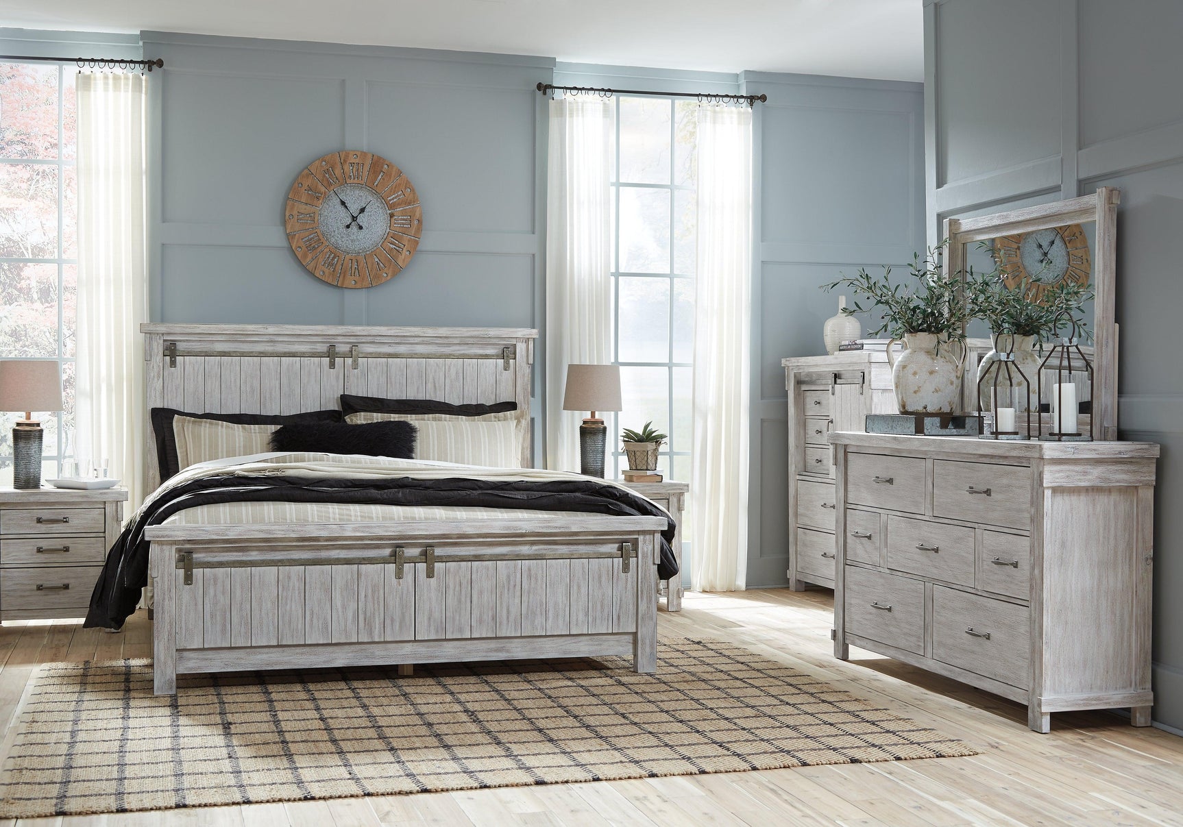 Brashland White Dresser - Ella Furniture