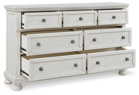 Robbinsdale Antique White Dresser - Ella Furniture
