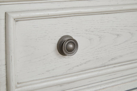 Robbinsdale Antique White Chest Of Drawers - Ella Furniture